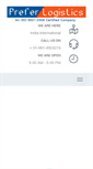 Mobile Screenshot of preferlogistics.com